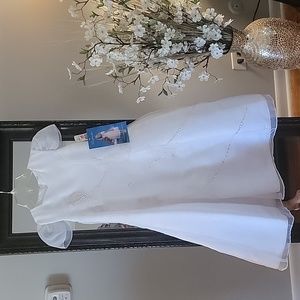 Keepsake Girls' Special Ocassion Size-8 White Dress, NWT